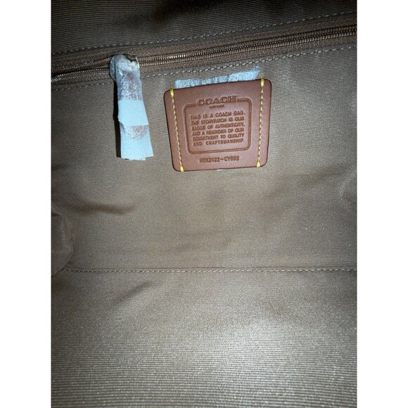 Coach Rowan Satchel Bag in Signature Canvas with cherry print - Picture 6 of 13